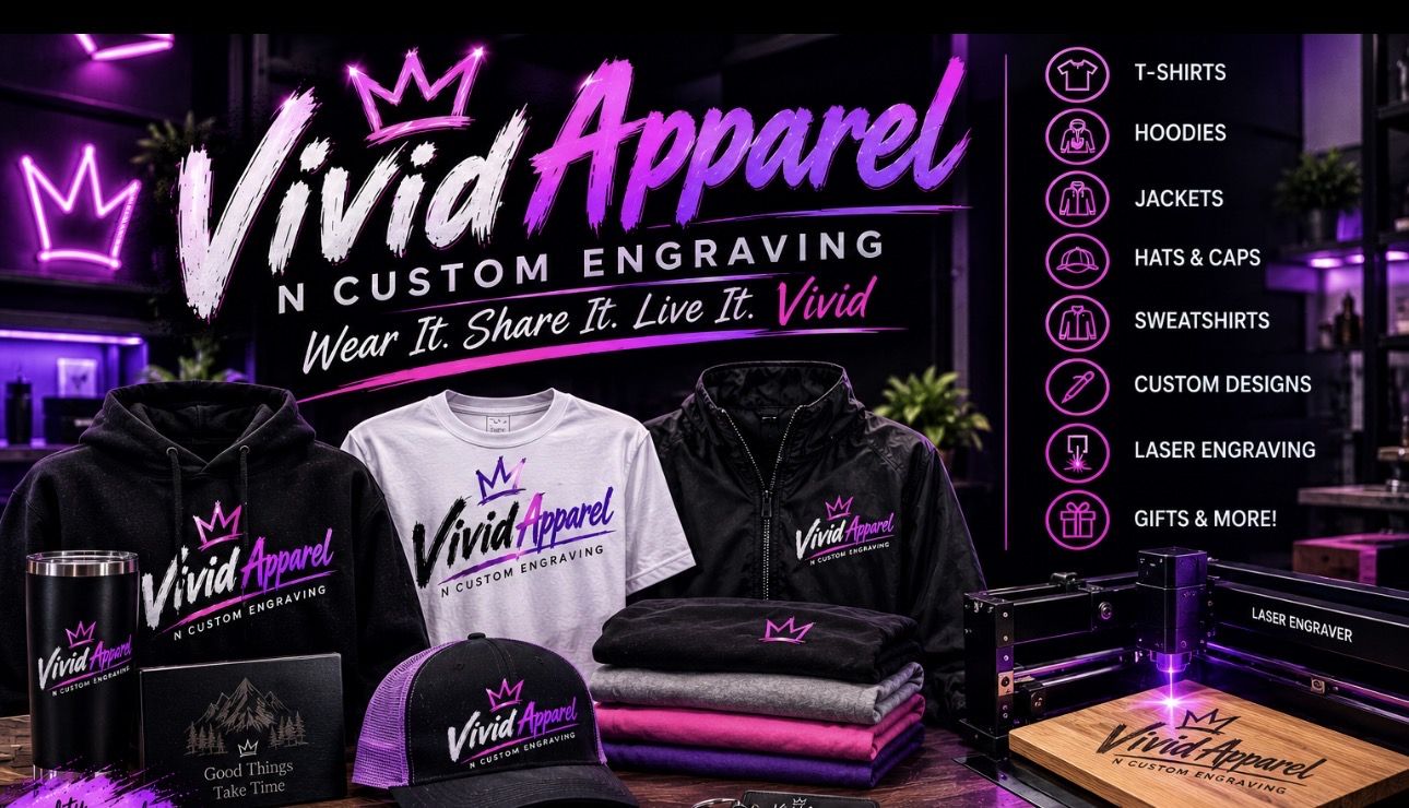 Vivid Apparel branding